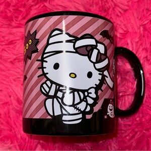Hello Kitty pink and purple halloween mummy mug